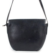 Buy online authentic second hand Delveaux Blue Leather Crossbody in good condition at Labellov in Antwerp