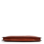 Delvaux Cognac Leather Lock Document Case