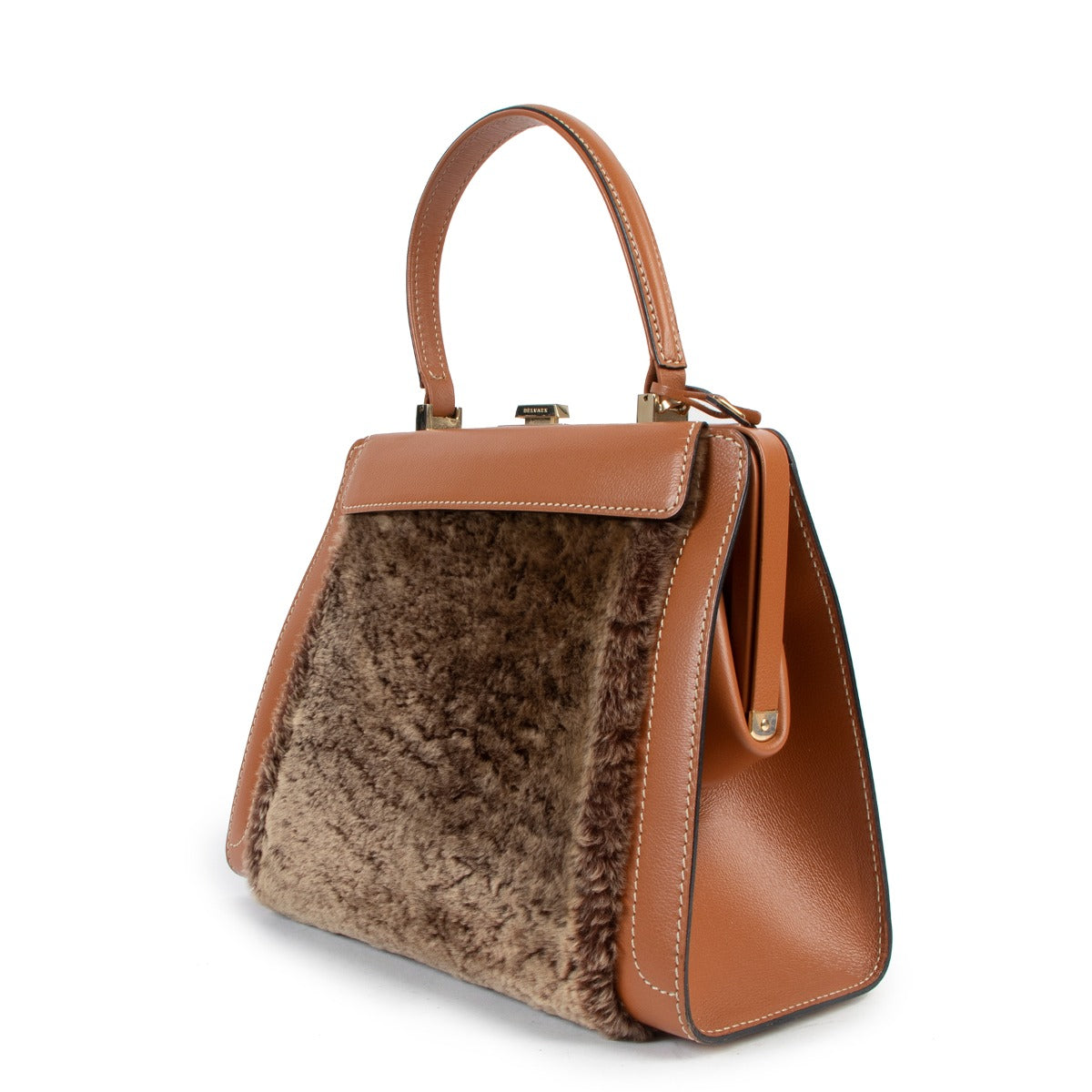 shop authentic second hand vintage Delvaux illusion handbag at labellov