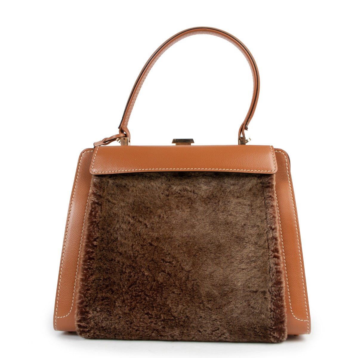 Delvaux Illusion Fauve Jumping Handbag