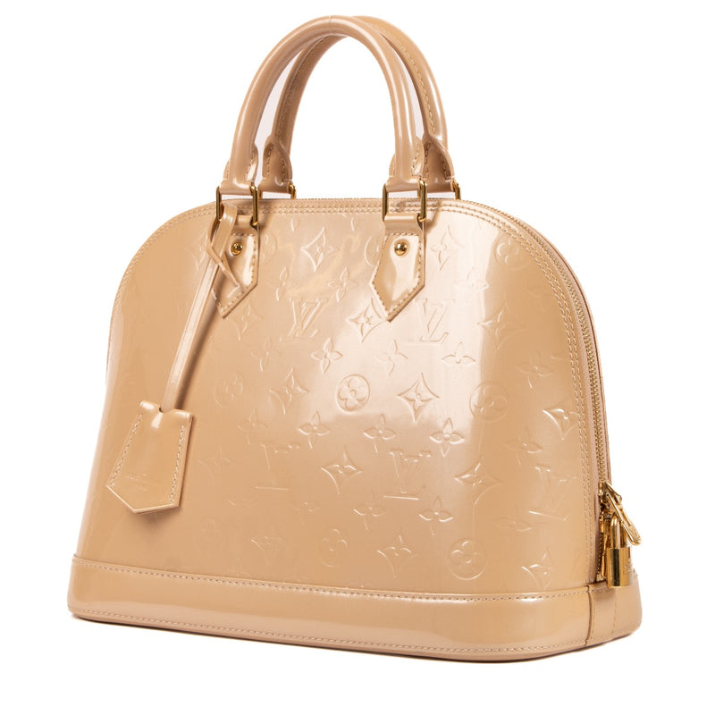 Shop 100% authentic second-hand Louis Vuitton Rose Florentine Monogram Vernis Alma PM on Labellov.com