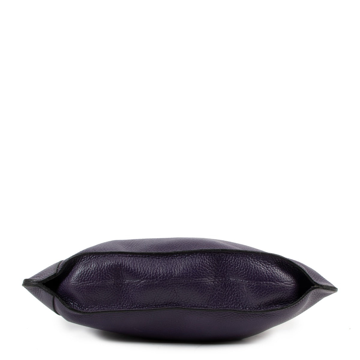 Delvaux Purple Leather Jongleur Shoulder Bag
