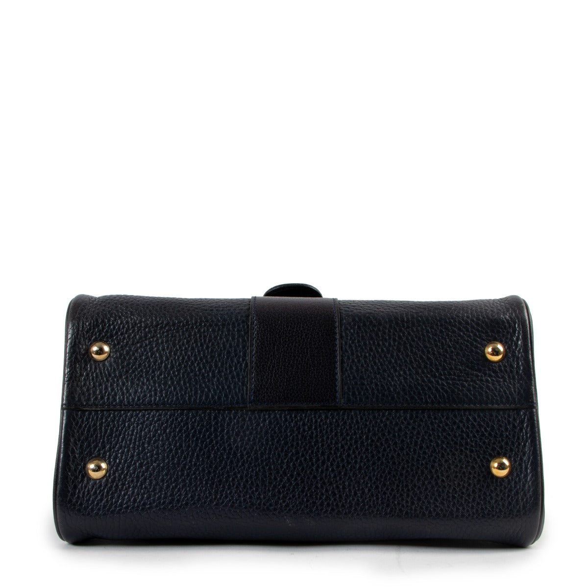 Delvaux Navy Blue Brillant PM