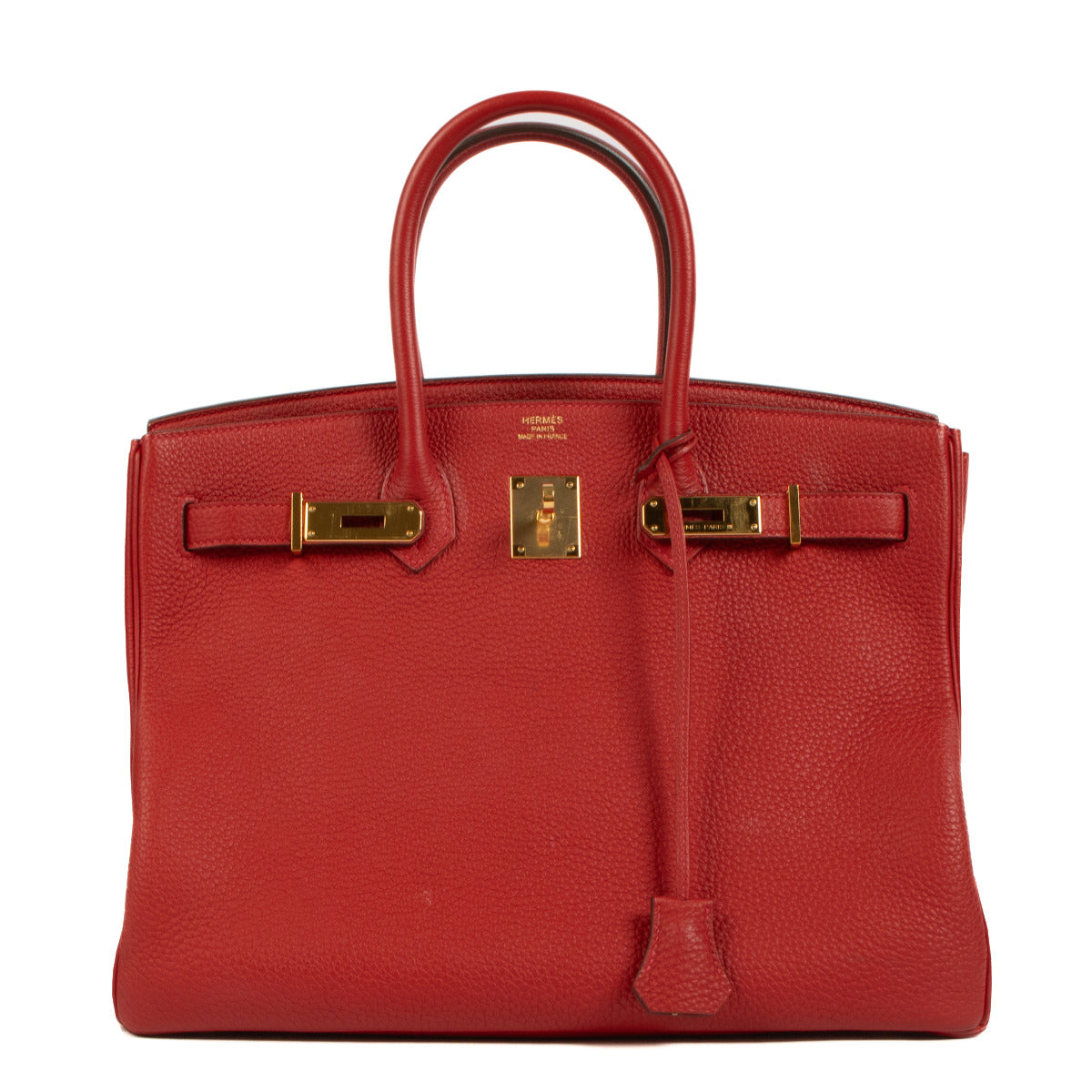Hermès Birkin 35 Rouge Casaque Togo GHW