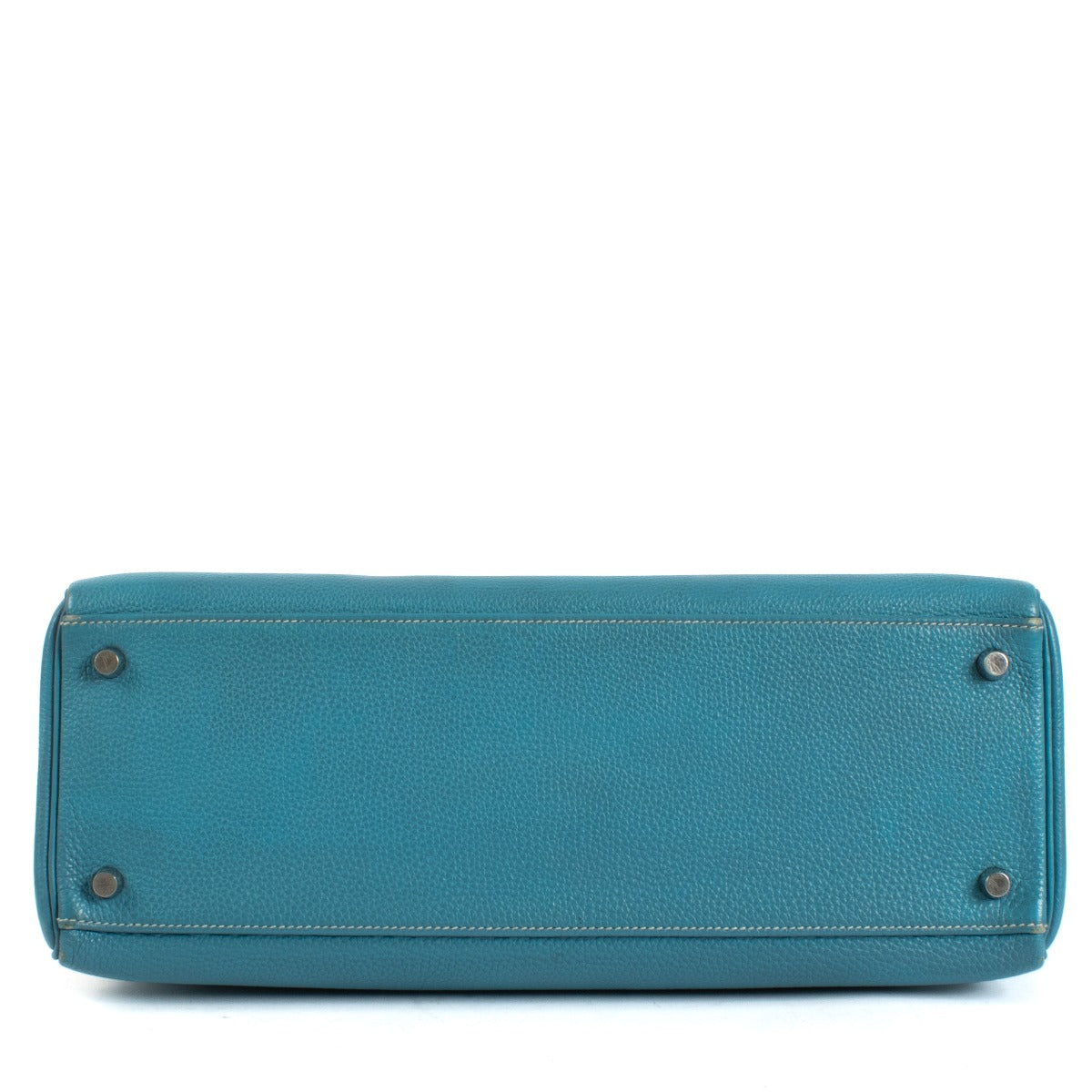Hermès Kelly 35 Bleu Jean Togo PHW