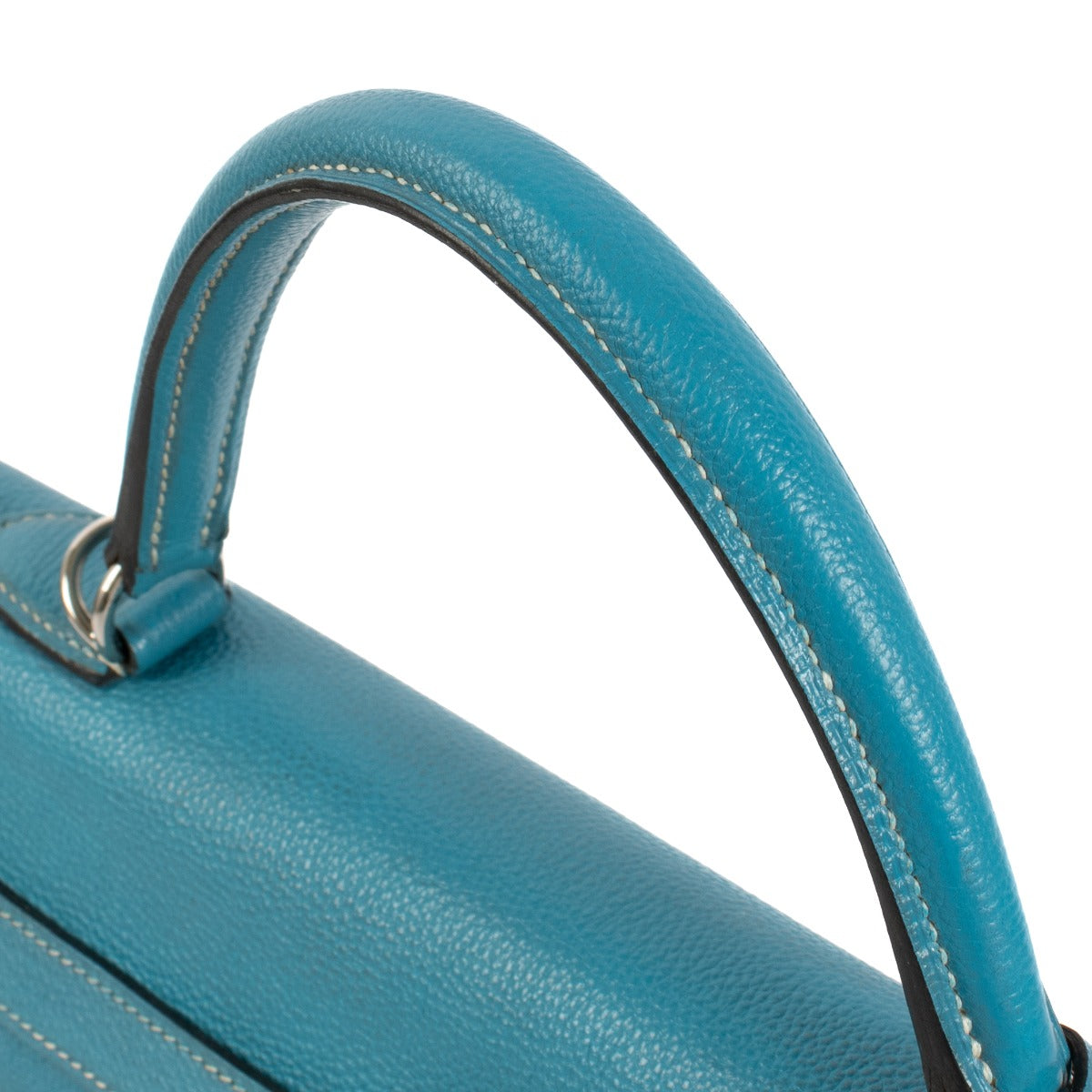 Hermès Kelly 35 Bleu Jean Togo PHW