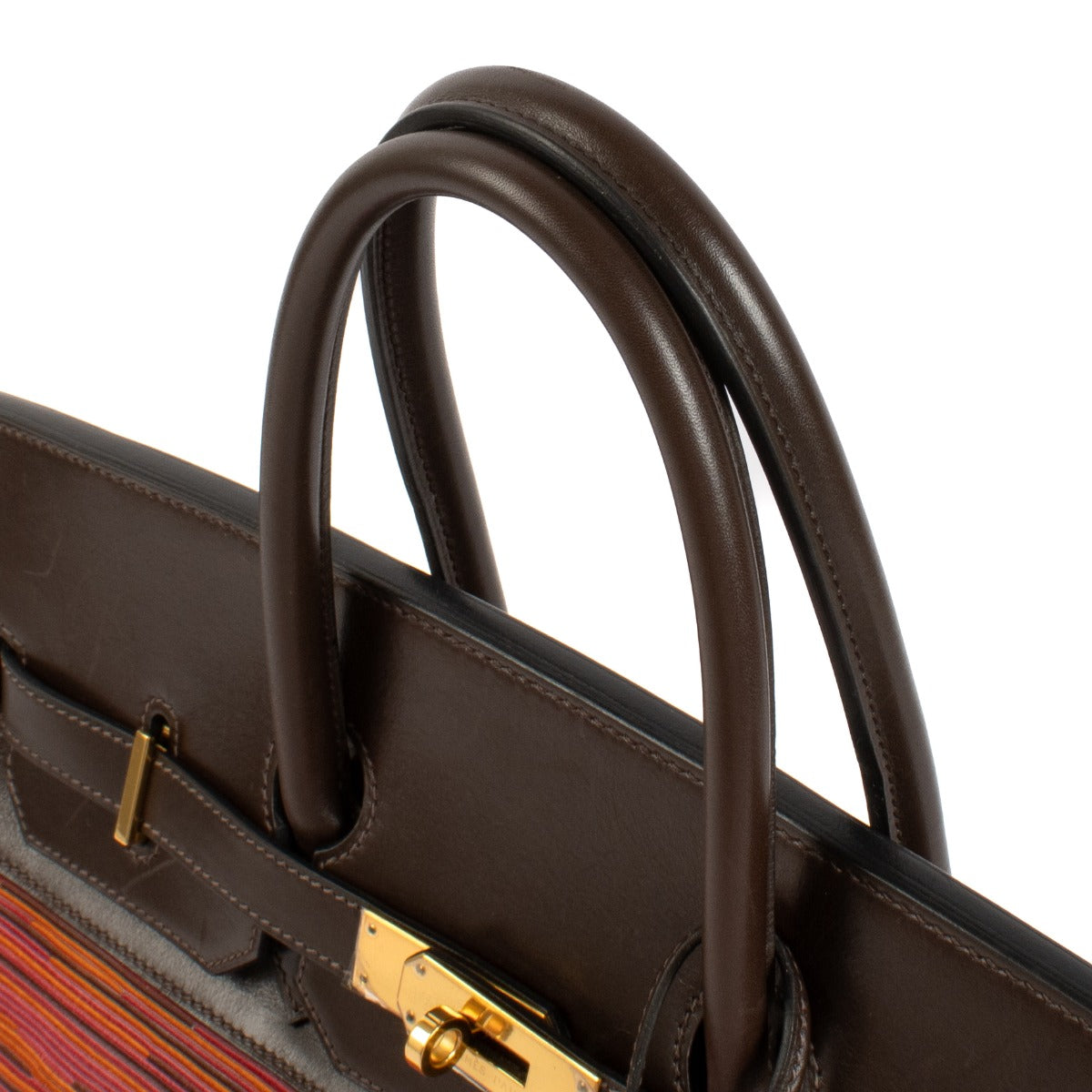 Hermès Birkin 35 Vibrato Havane/Orange/Fuchsia Box GHW