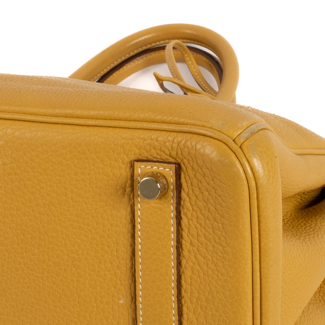 Hermès Birkin 35 Curry Taurillon Clemence GHW