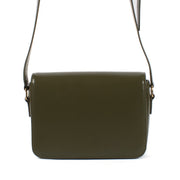 Shop safe online at Labellov in Antwerp, Brussels and Knokke this 100% authentic second hand Celine Green Shiny Calfskin Teen Triomphe Bag