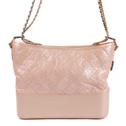 Shop safe online at Labellov in Antwerp, Brussels and Knokke this 100% authentic second hand Chanel Pearly Pink Large Gabrielle Bag