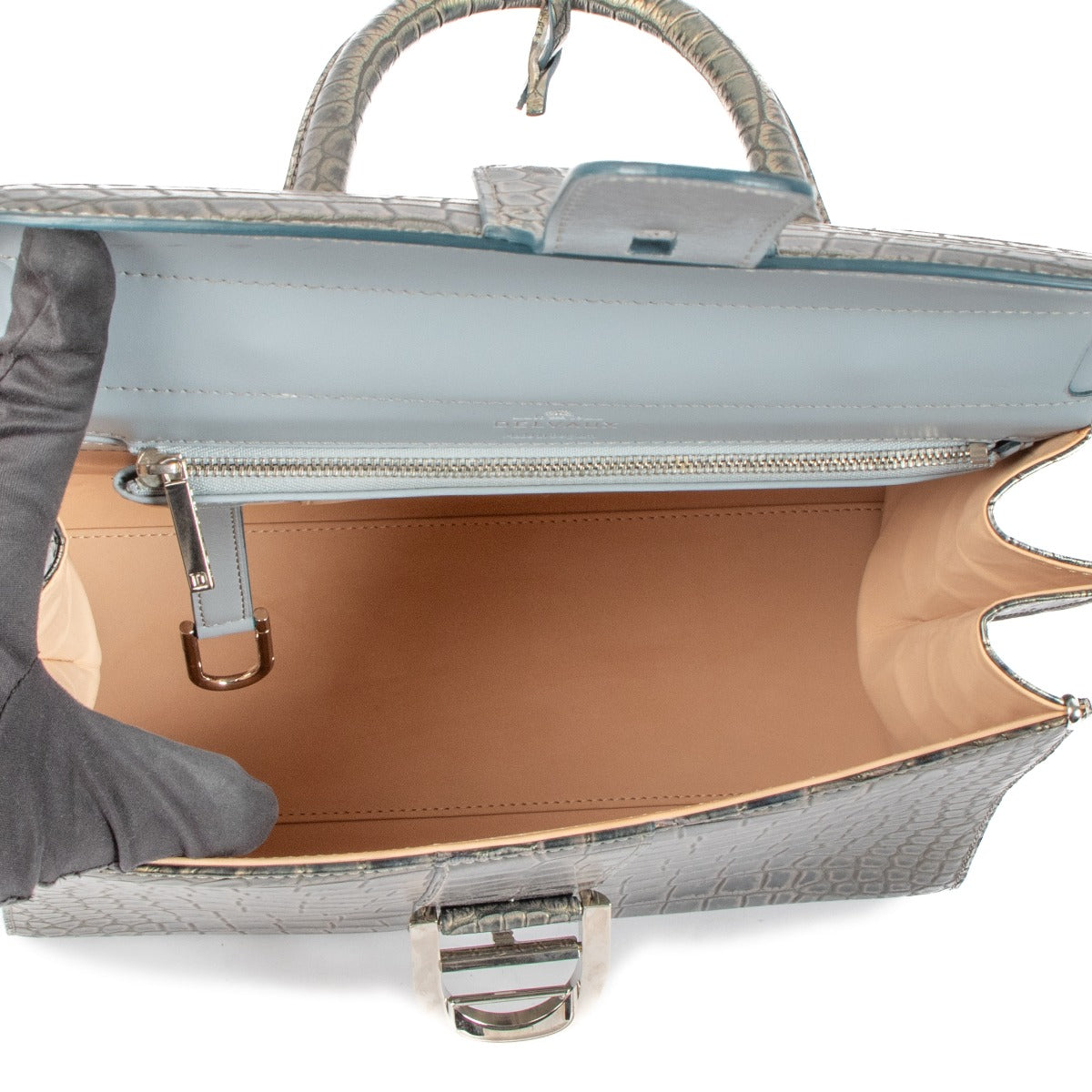 Delvaux Porosus Brillant Magma Brillant MM