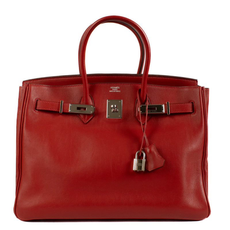 Hermès Birkin 35 Rouge Vif Swift PHW
