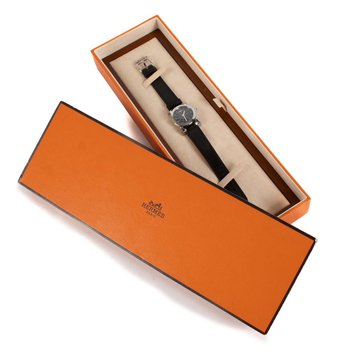 shop 100% authentic second hand Hermès Heure H Small Round Watch on Labellov.com
