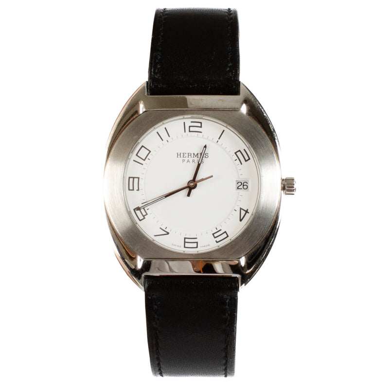 shop 100% authentic second hand Hermès Black Espace Watch on Labellov.com