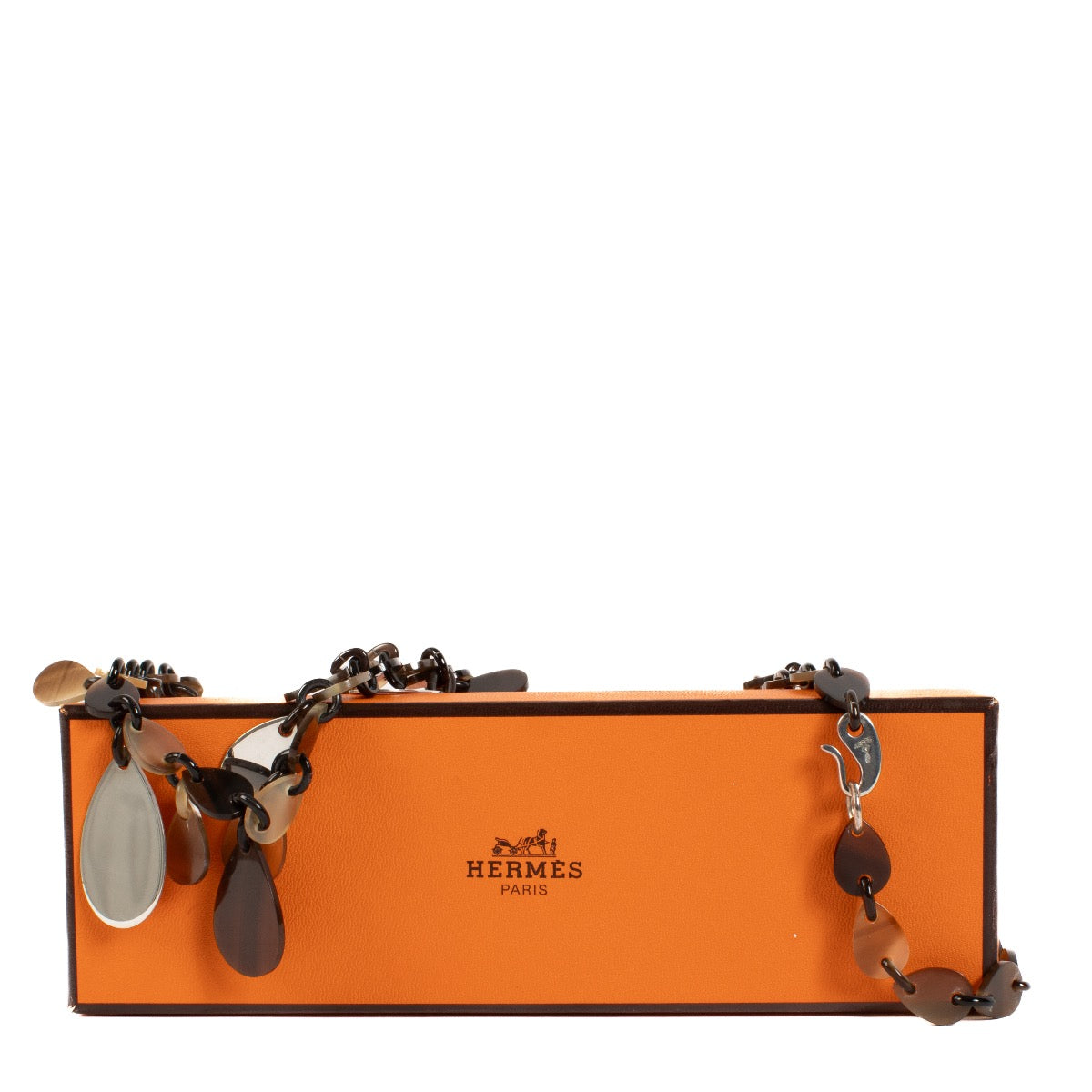 shop 100% authentic second hand Hermès brown Necklace on Labellov.com