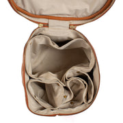 Shop safe online at Labellov in Antwerp, Brussels and Knokke this 100% authentic second hand Hermès Camel Intercity Vanity Case Top Handle
