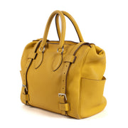 Shop safe online at Labellov in Antwerp, Brussels and Knokke this 100% authentic second hand Hermès Jaune Soleil Pursangle Top Handle Bag