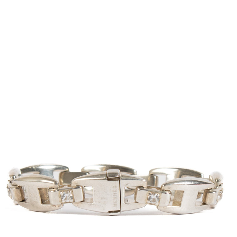 Hermès Zilver 925 Saffier Cassiopée Armband