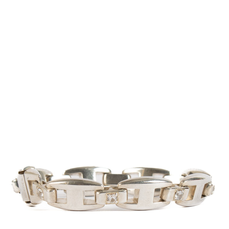 Hermès Silver 925/Zirconia Cassiopée Bracelet
