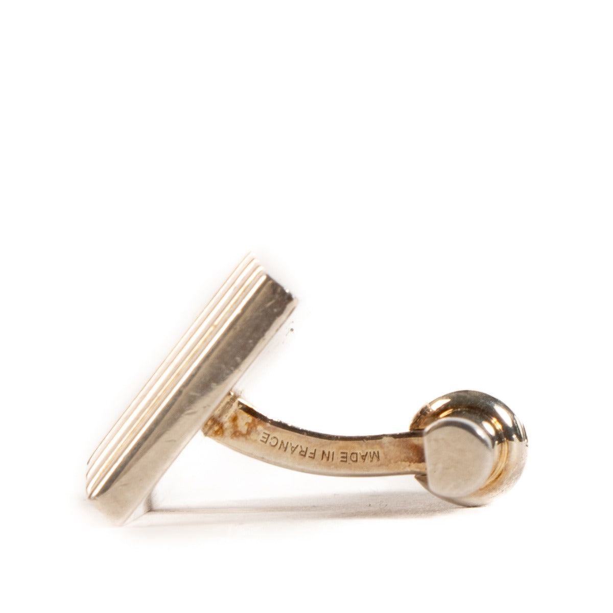 Hermès Sterling Silver Kelly Lock Cufflinks
