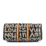 Shop safe online at Labellov in Antwerp, Brussels and Knokke this 100% authentic second hand Louis Vuitton Monogram Grafiti Stephen Sprousse Keepall 50