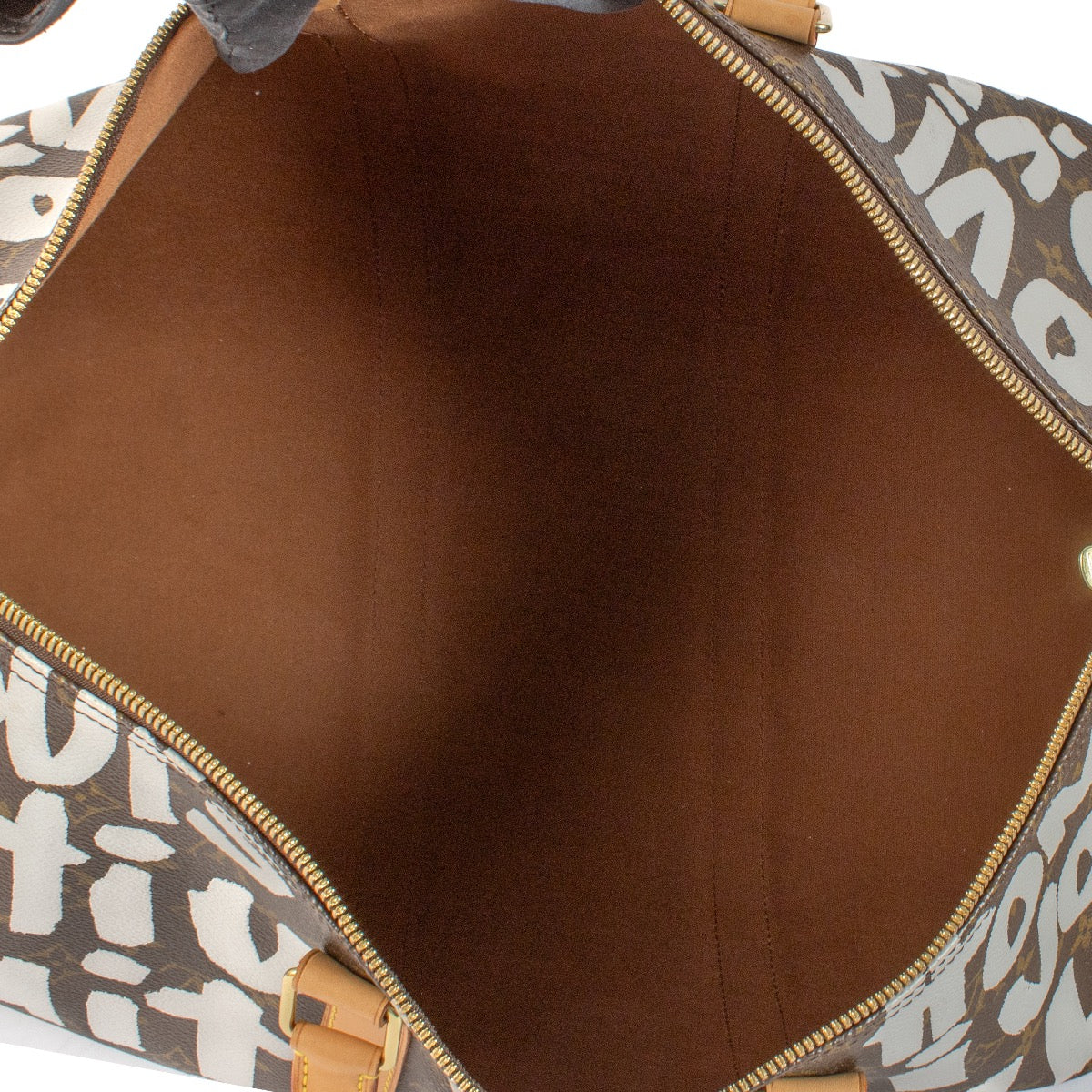 Shop safe online at Labellov in Antwerp, Brussels and Knokke this 100% authentic second hand Louis Vuitton Monogram Grafiti Stephen Sprousse Keepall 50