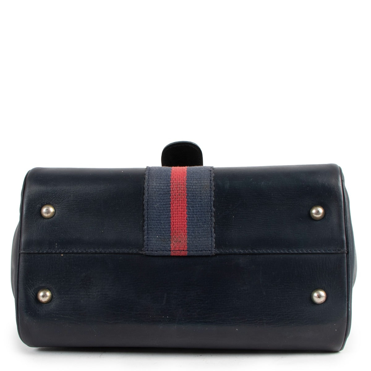 Delvaux 1960 Vintage Navy Blue Box Calf Brillant PM