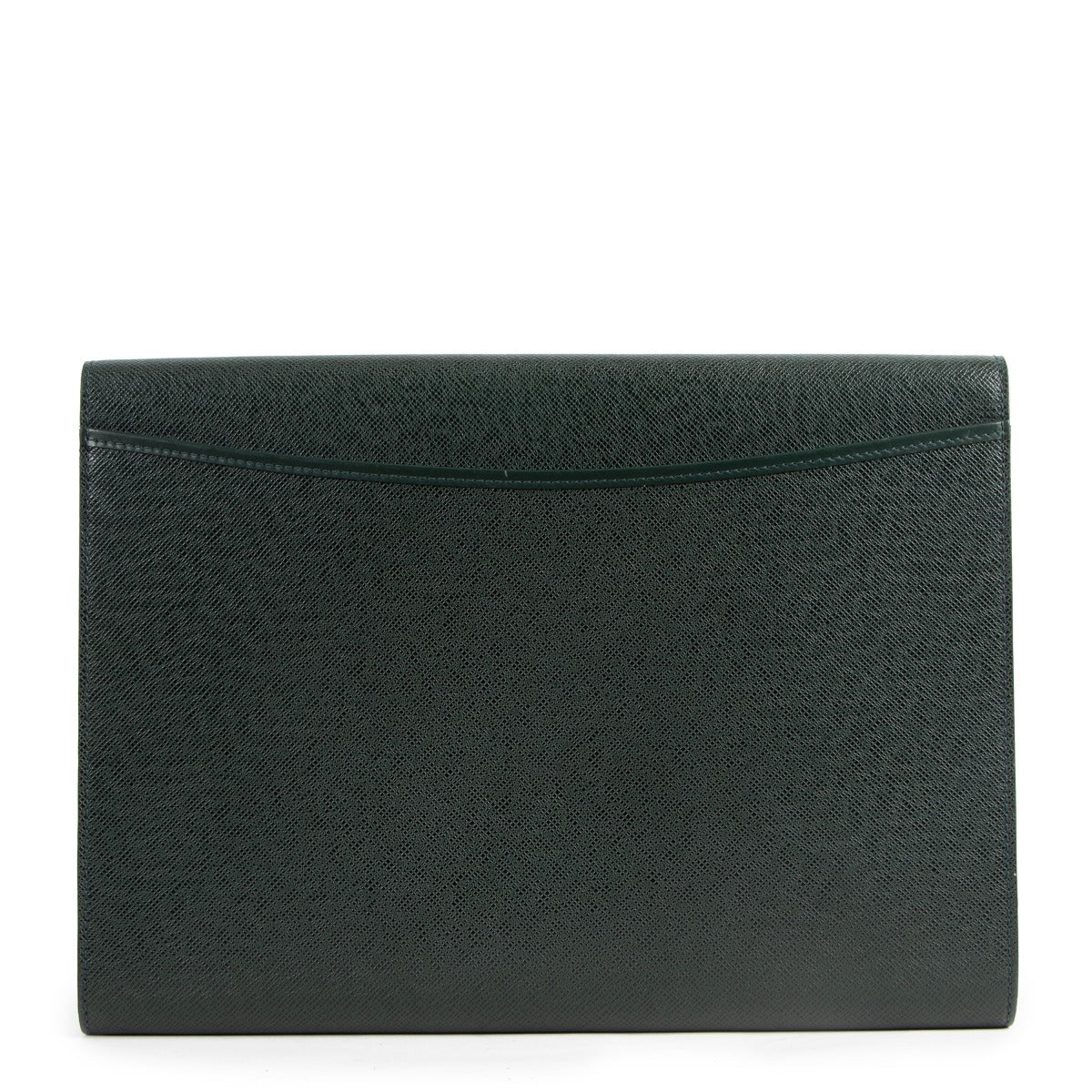 Louis Vuitton Volga Taiga Leather Porte-Document Business Clutch