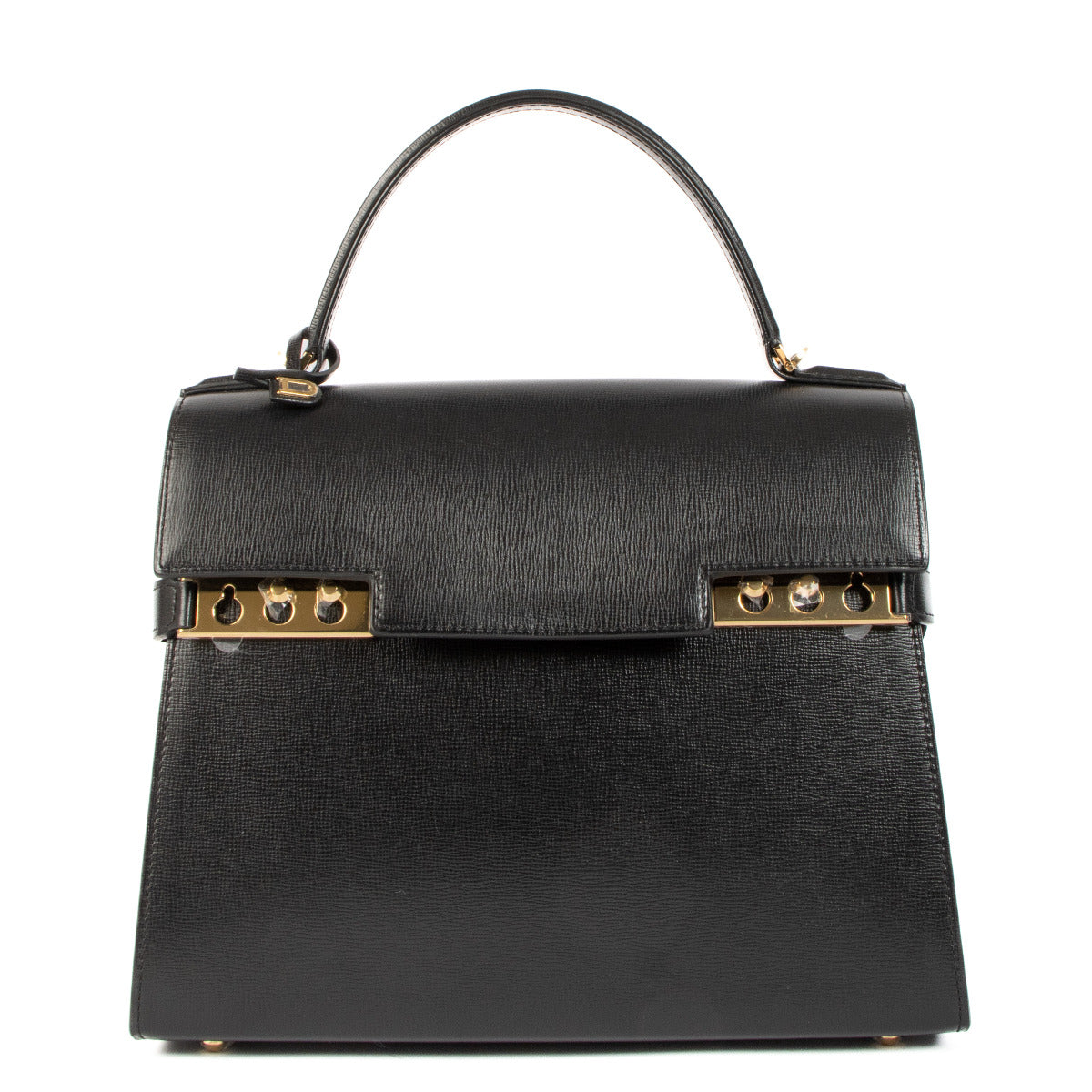 Delvaux Black Alpina Calf Tempête MM Bag for the best price at Labellov secondhand luxury in Antwerp. Are you looking for an authentic designer bags for the best price.