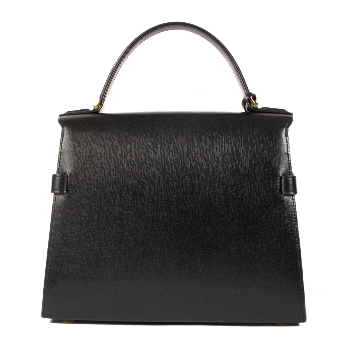 Delvaux Black Alpina Calf Tempête MM Bag