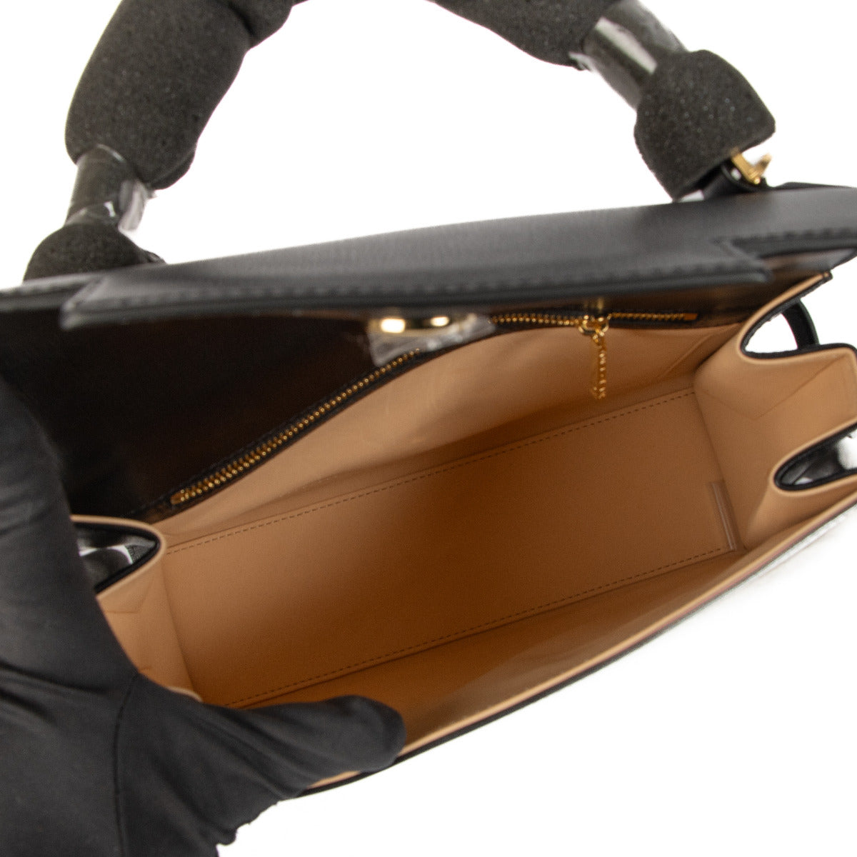 Delvaux Black Alpina Calf Tempête MM Bag