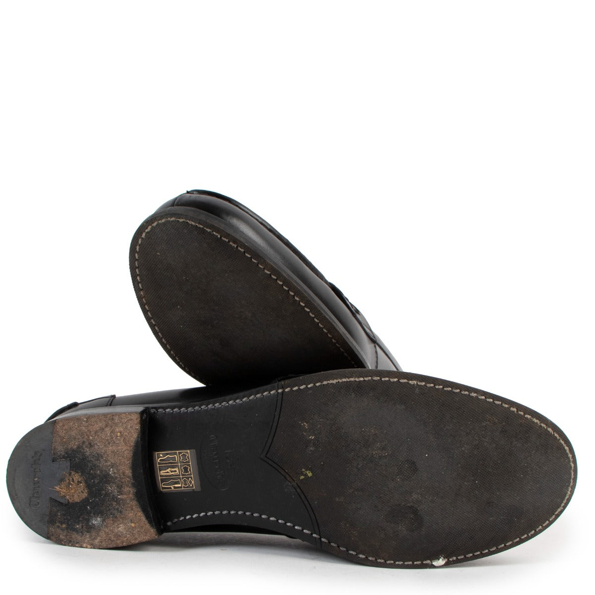 Church Black Leather Pembrey Loafers