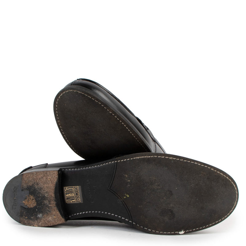 Church Black Leather Pembrey Loafers