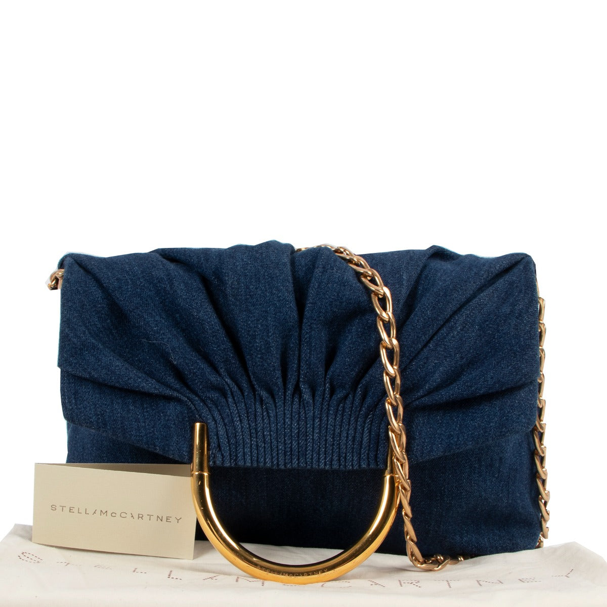 Stella McCartney Nina Denim Shoulder Bag