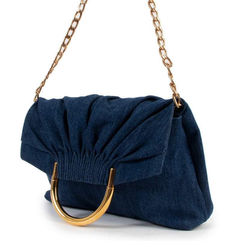Stella McCartney Nina Denim Shoulder Bag