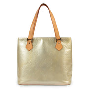Louis Vuitton Silver Monogram Vernis Houston Tote Bag