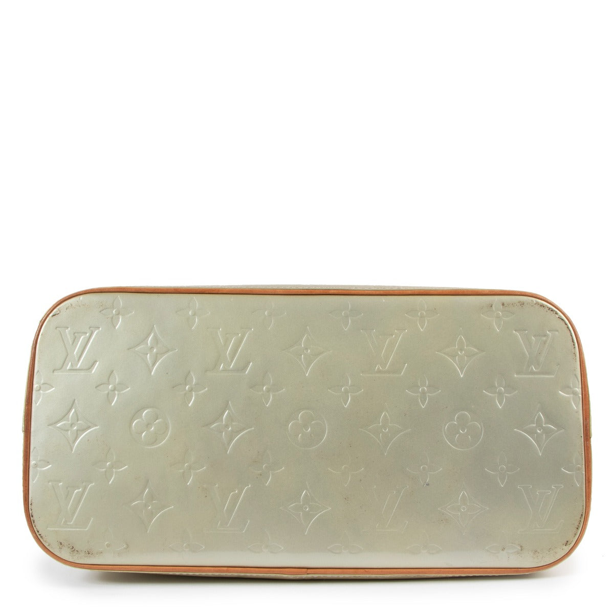 Louis Vuitton Silver Monogram Vernis Houston Tote Bag