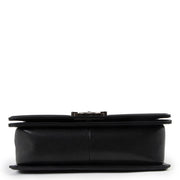 Buy an authentic second hand Chanel Black Caviar Medium Boy Bag in very good condition at Labellov
