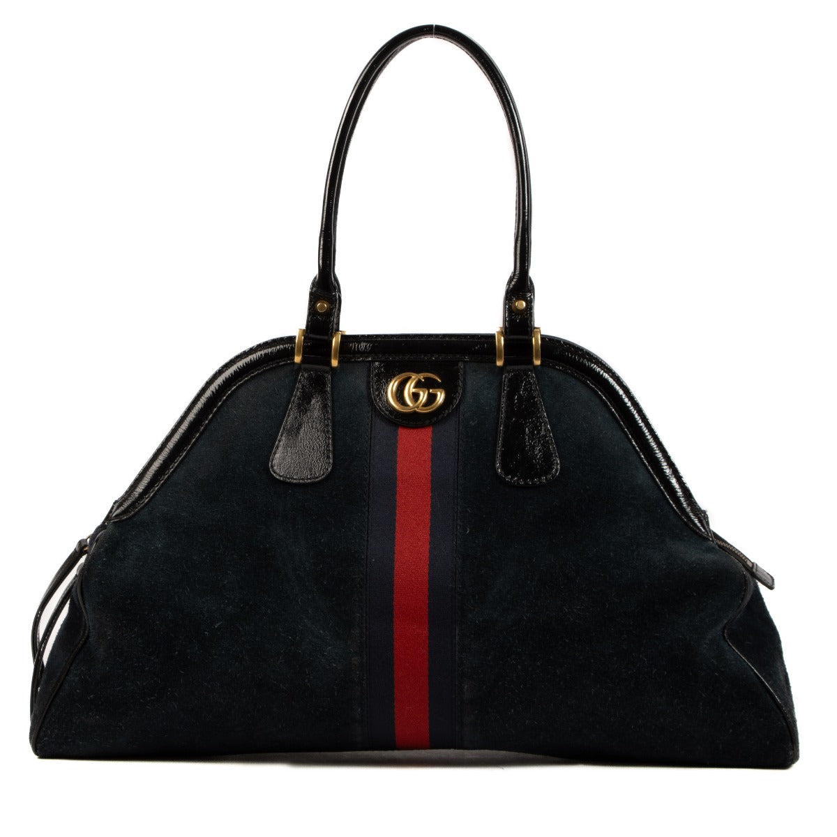 Gucci Blue Suede Re(belle) Satchel Bag