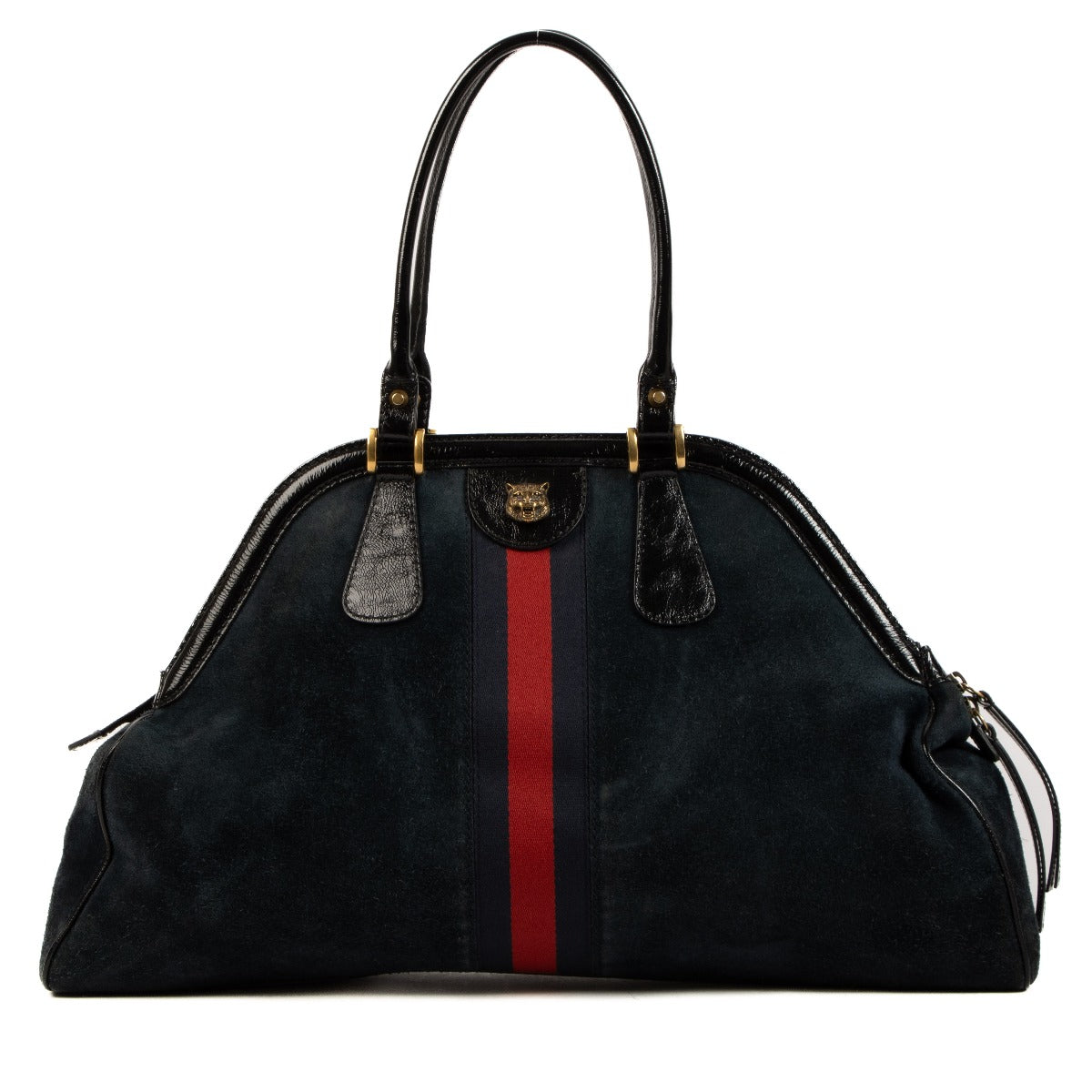 Gucci Blue Suede Re(belle) Satchel Bag