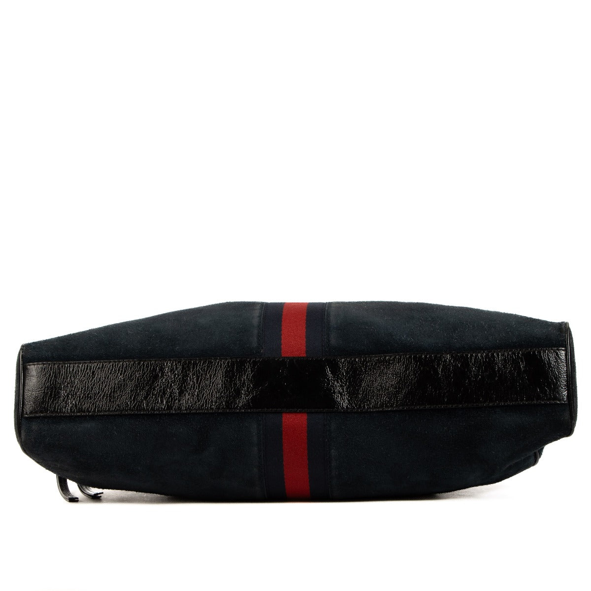 Gucci Blauwe Suède Grote Re(Belle) Satchel Tas