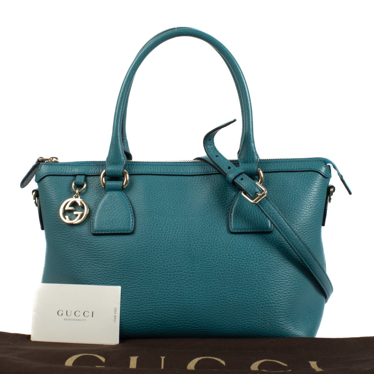 Authentic second hand Gucci Blue Top Handle Bag on Labellov.com
