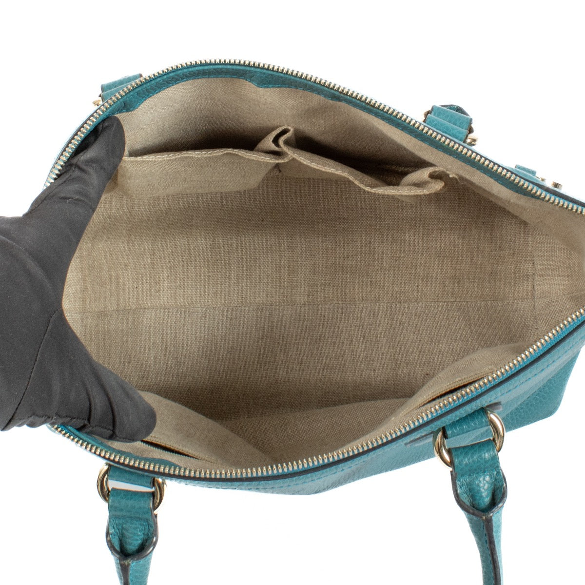 Authentic second hand Gucci Blue Top Handle Bag on Labellov.com