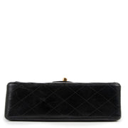 Chanel Vintage Black Calfskin Small Classic Flap Bag