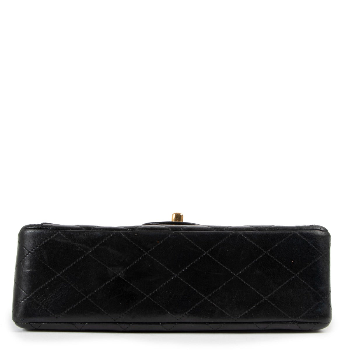 Chanel Vintage Black Calfskin Small Classic Flap Bag