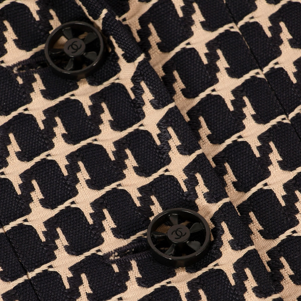 chanel 01p jacket button detail