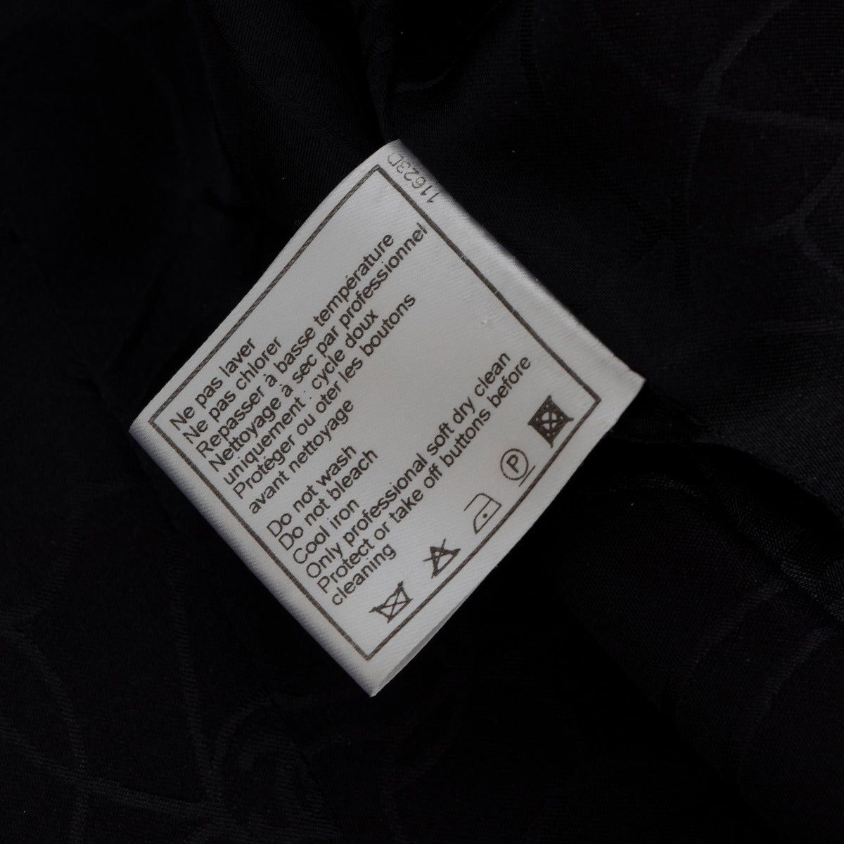 Chanel Spring 2001 Blue Houndstooth Blazer - Size FR40