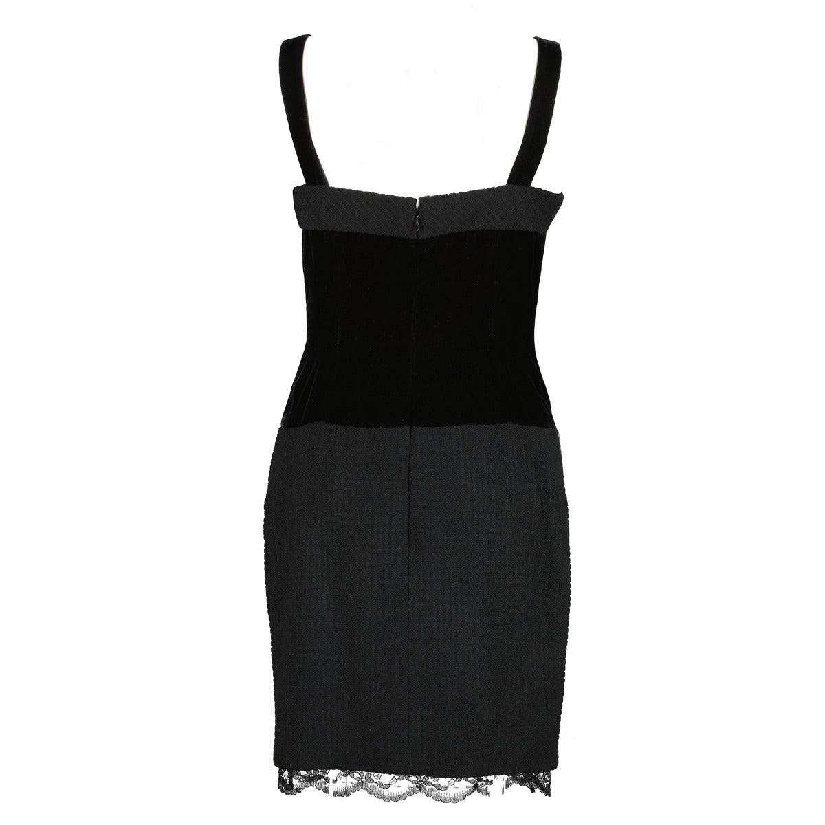 Chanel Black Tweed Dress