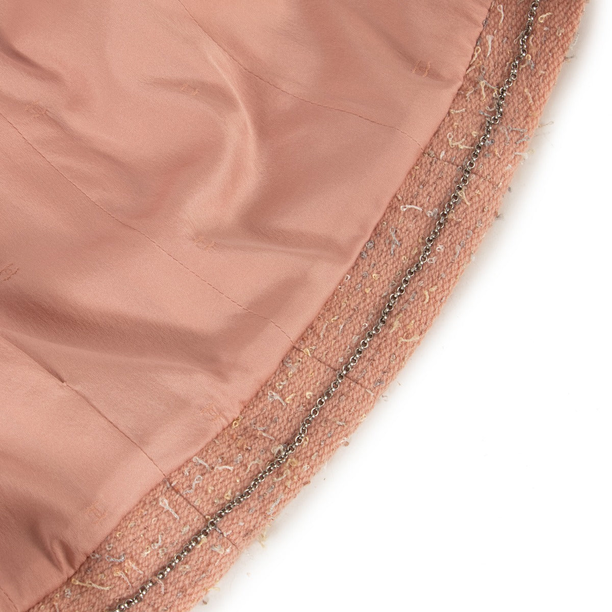 Veste en tweed bouclé rose Chanel