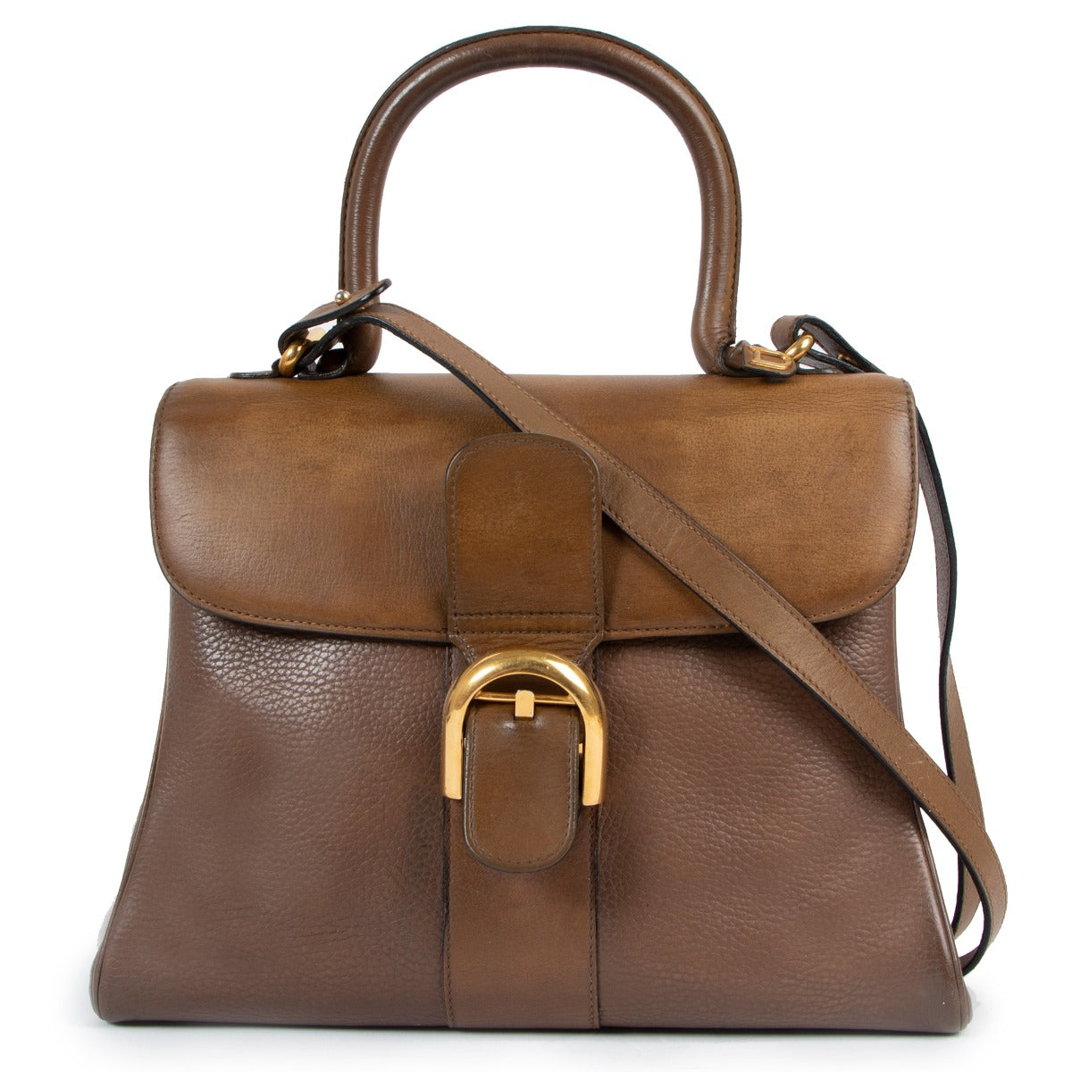 Delvaux Vintage Brown Leather Brillant PM